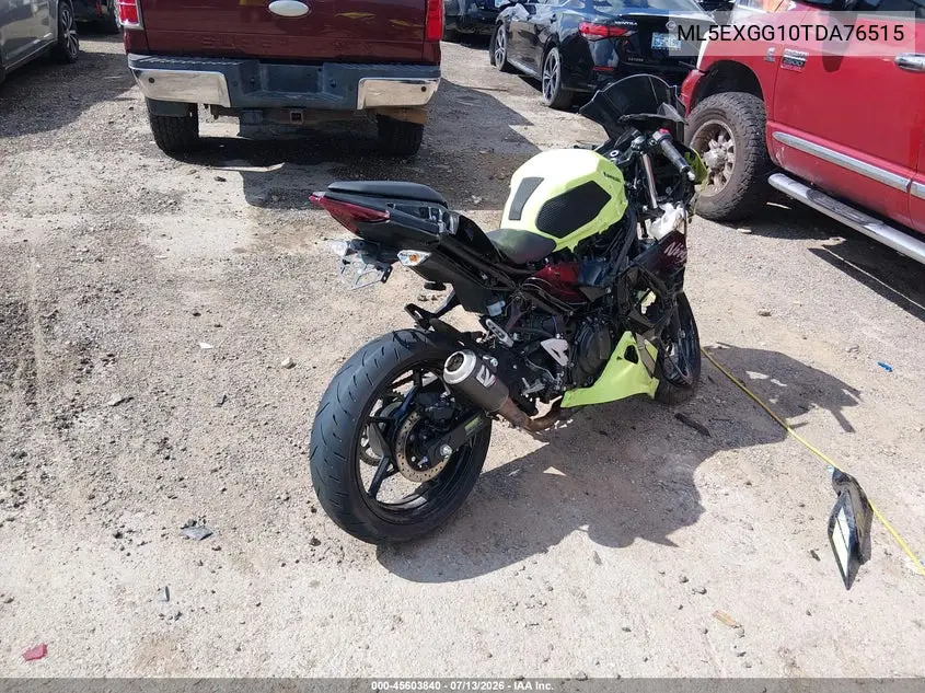 2026 Kawasaki Ex500 VIN: ML5EXGG10TDA76515 Lot: 45603840