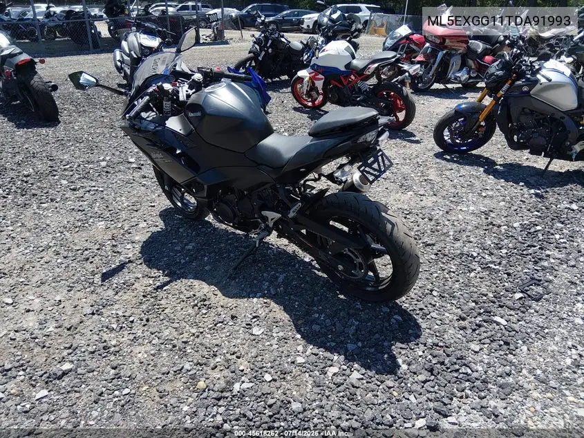 2026 Kawasaki Ex500 VIN: ML5EXGG11TDA91993 Lot: 45618262