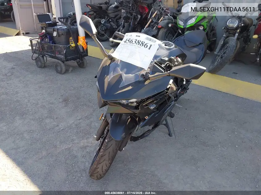 2026 Kawasaki Ex500 H VIN: ML5EXGH11TDAA5611 Lot: 45638861