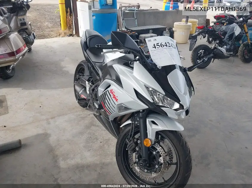 2026 Kawasaki Ex650 P VIN: ML5EXEP11TDAH1369 Lot: 45642424