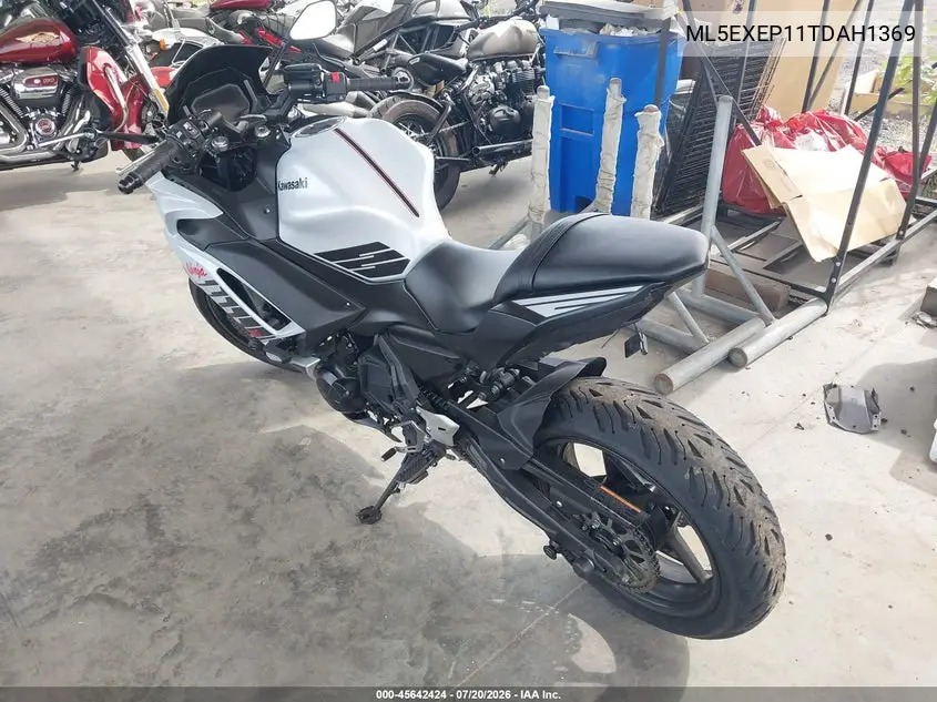 2026 Kawasaki Ex650 P VIN: ML5EXEP11TDAH1369 Lot: 45642424
