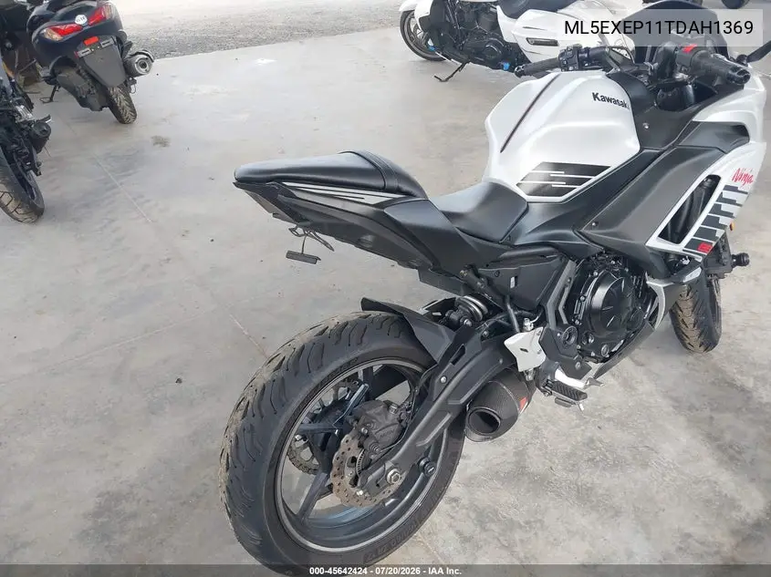 2026 Kawasaki Ex650 P VIN: ML5EXEP11TDAH1369 Lot: 45642424