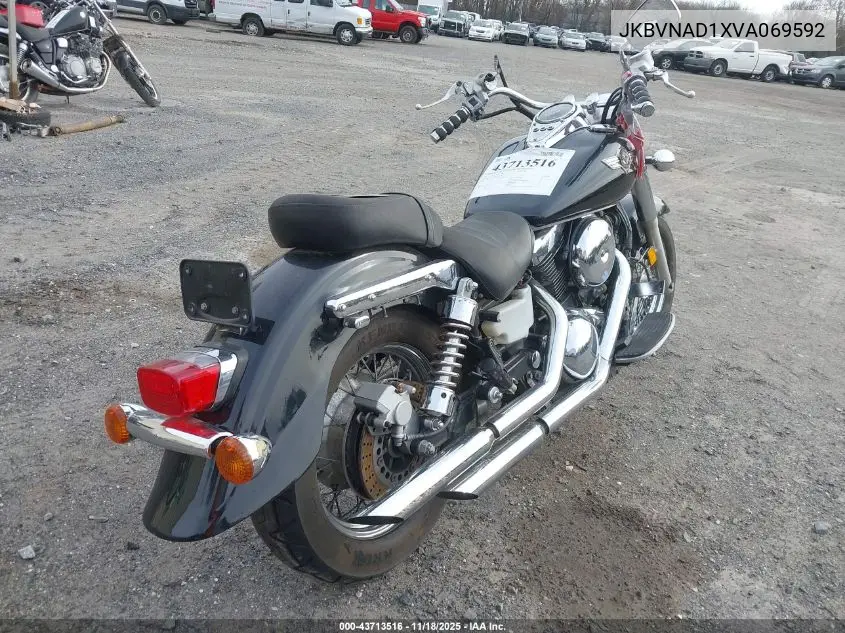 1997 Kawasaki Vn1500 D VIN: JKBVNAD1XVA069592 Lot: 43713516