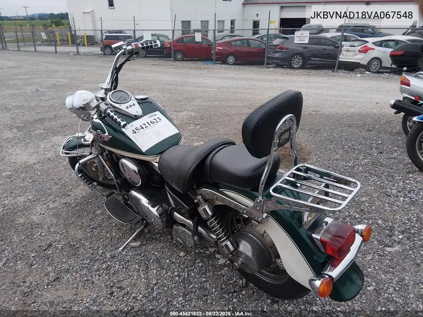 1997 Kawasaki Vn1500 D VIN: JKBVNAD18VA067548 Lot: 45421623