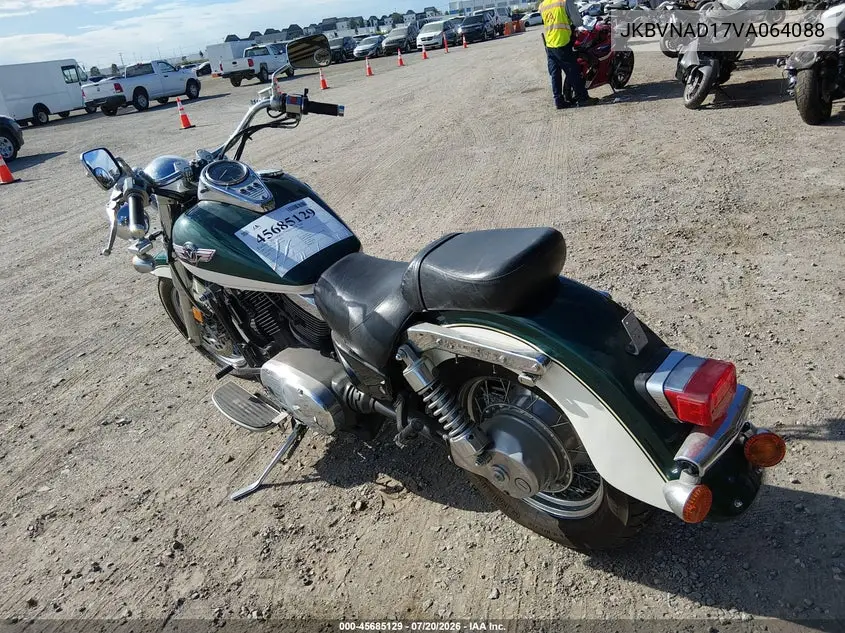 1997 Kawasaki Vn1500 D VIN: JKBVNAD17VA064088 Lot: 45685129