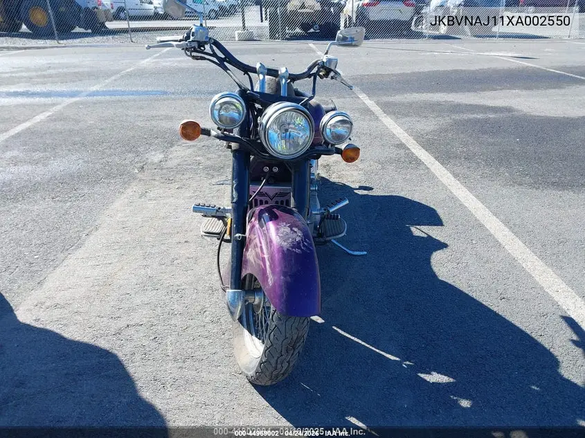 1999 Kawasaki Vn1500 J VIN: JKBVNAJ11XA002550 Lot: 44969002