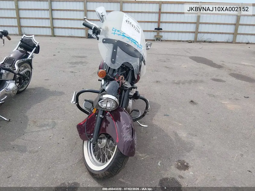 1999 Kawasaki Vn1500 J VIN: JKBVNAJ10XA002152 Lot: 45543220