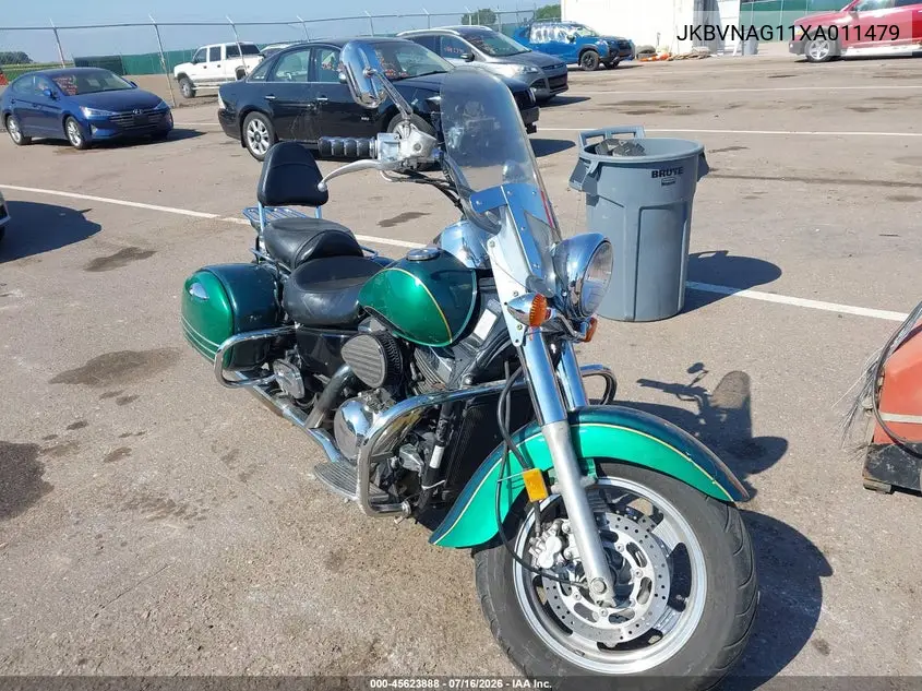 1999 Kawasaki Vn1500 G VIN: JKBVNAG11XA011479 Lot: 45623888