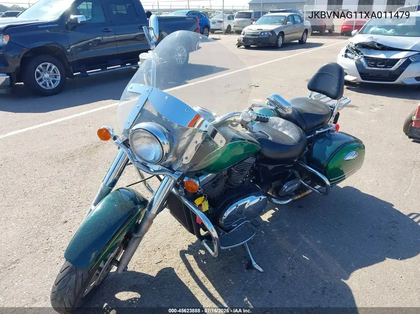 1999 Kawasaki Vn1500 G VIN: JKBVNAG11XA011479 Lot: 45623888