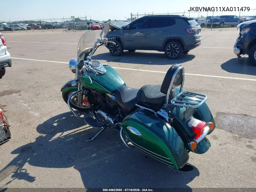 1999 Kawasaki Vn1500 G VIN: JKBVNAG11XA011479 Lot: 45623888