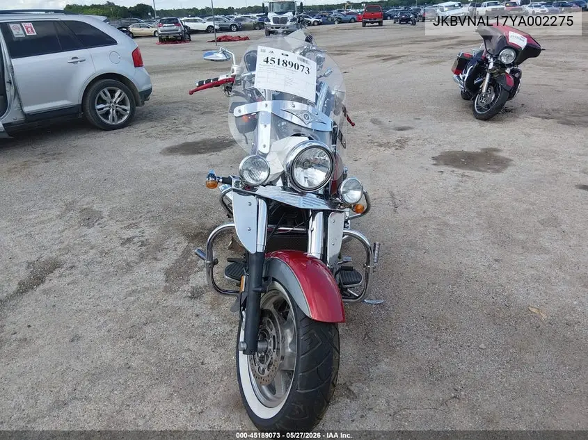 2000 Kawasaki Vn1500 L VIN: JKBVNAL17YA002275 Lot: 45189073