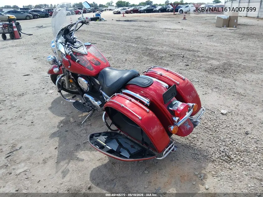 2001 Kawasaki Vn1500 L VIN: JKBVNAL161A007599 Lot: 45148270