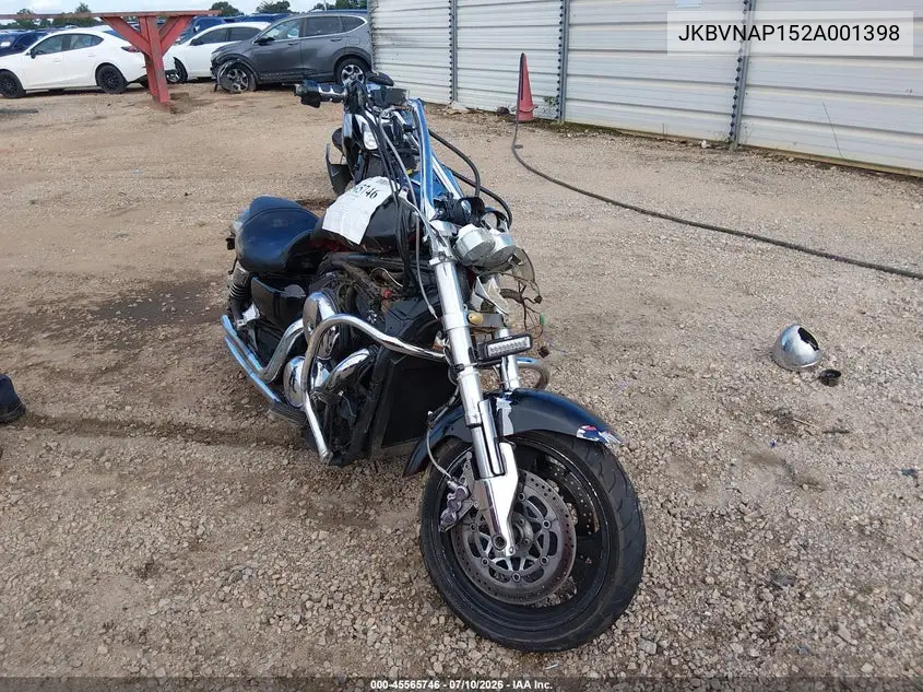 2002 Kawasaki Vn1500 P1 VIN: JKBVNAP152A001398 Lot: 45565746