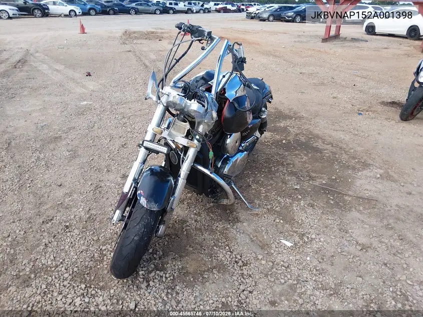 2002 Kawasaki Vn1500 P1 VIN: JKBVNAP152A001398 Lot: 45565746