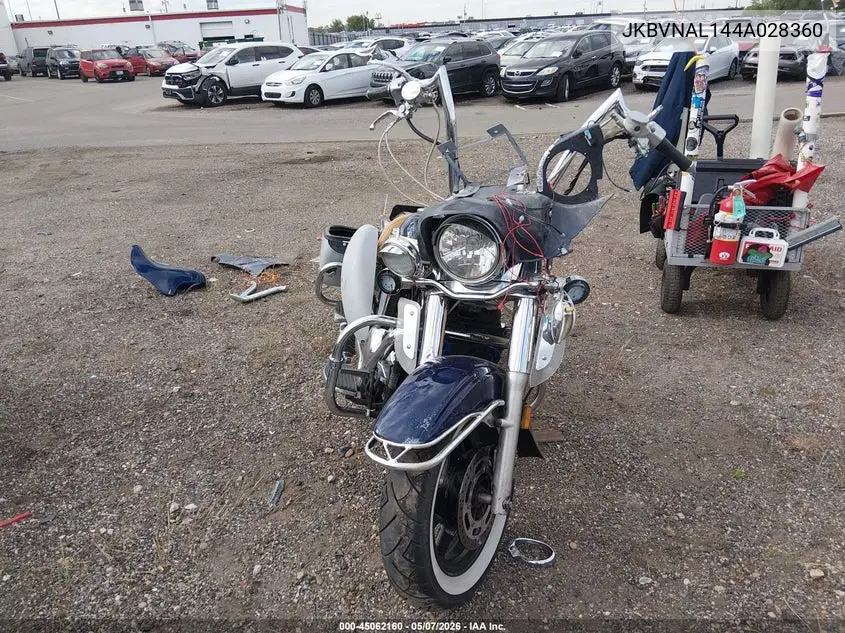 2004 Kawasaki Vn1500 L VIN: JKBVNAL144A028360 Lot: 45062160