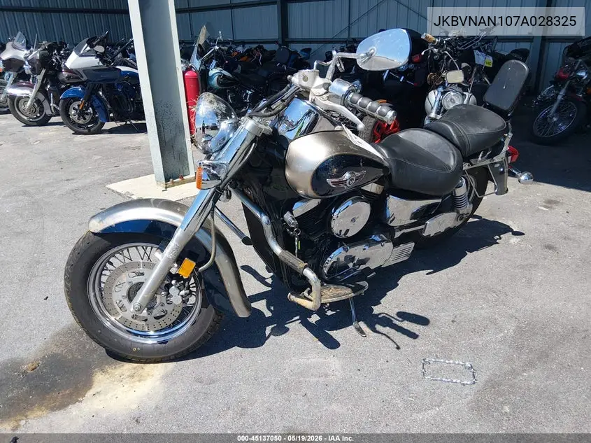 2007 Kawasaki Vn1500 N1 VIN: JKBVNAN107A028325 Lot: 45137050