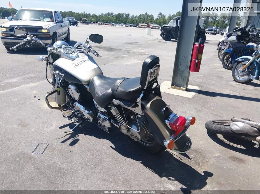 2007 Kawasaki Vn1500 N1 VIN: JKBVNAN107A028325 Lot: 45137050