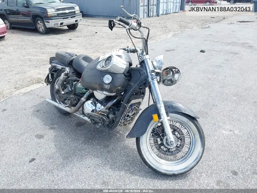 2008 Kawasaki Vn1500 N1 VIN: JKBVNAN188A032043 Lot: 45334128