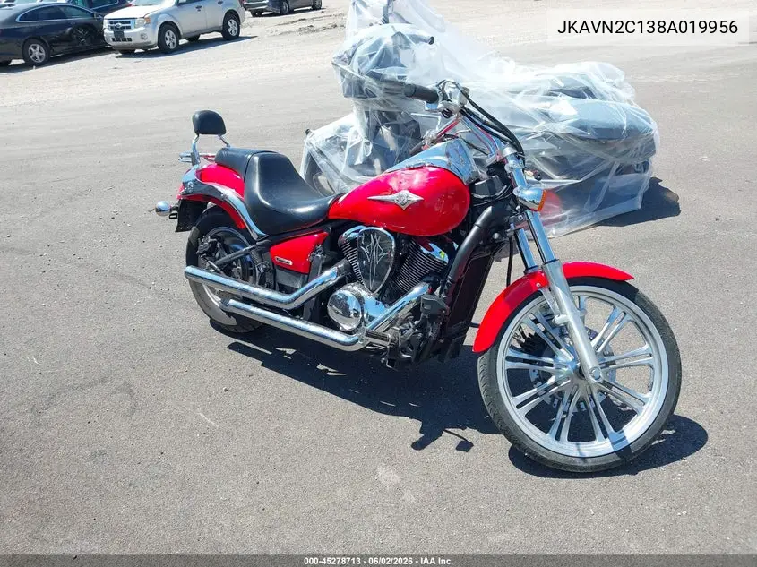 2008 Kawasaki Vn900 C VIN: JKAVN2C138A019956 Lot: 45278713
