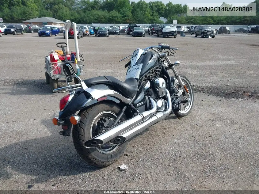 2008 Kawasaki Vn900 C VIN: JKAVN2C148A020808 Lot: 45530926