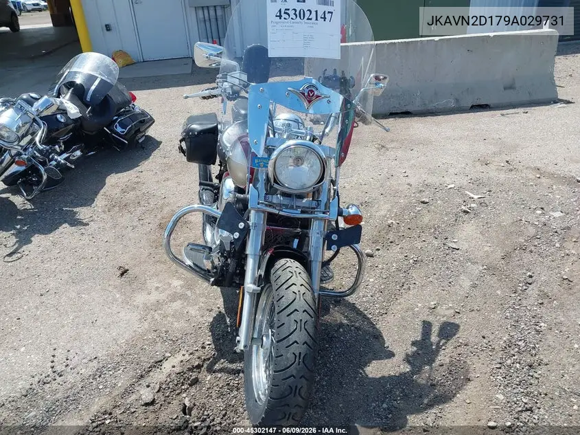 2009 Kawasaki Vn900 D VIN: JKAVN2D179A029731 Lot: 45302147