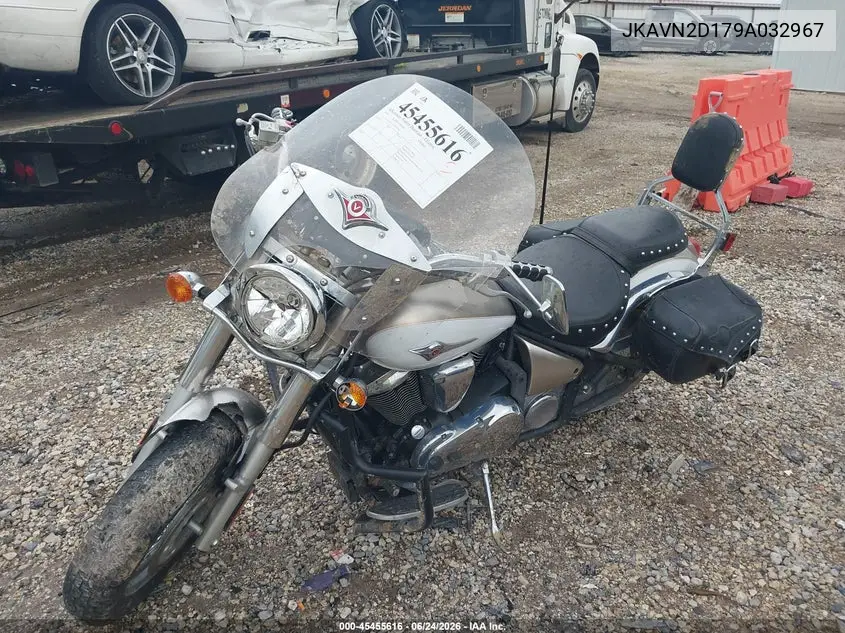 2009 Kawasaki Vn900 D VIN: JKAVN2D179A032967 Lot: 45455616