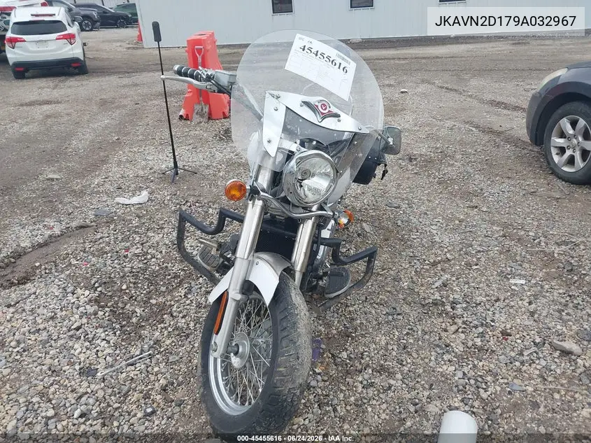 2009 Kawasaki Vn900 D VIN: JKAVN2D179A032967 Lot: 45455616
