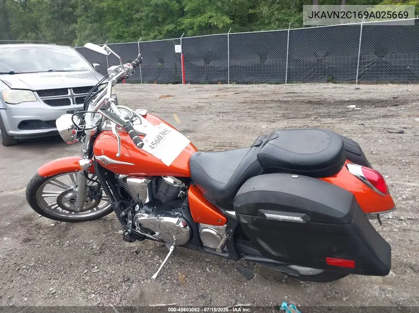 2009 Kawasaki Vn900 C VIN: JKAVN2C169A025669 Lot: 45603052