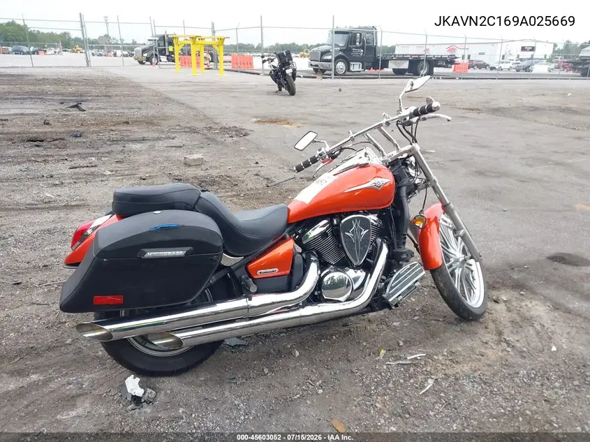 2009 Kawasaki Vn900 C VIN: JKAVN2C169A025669 Lot: 45603052
