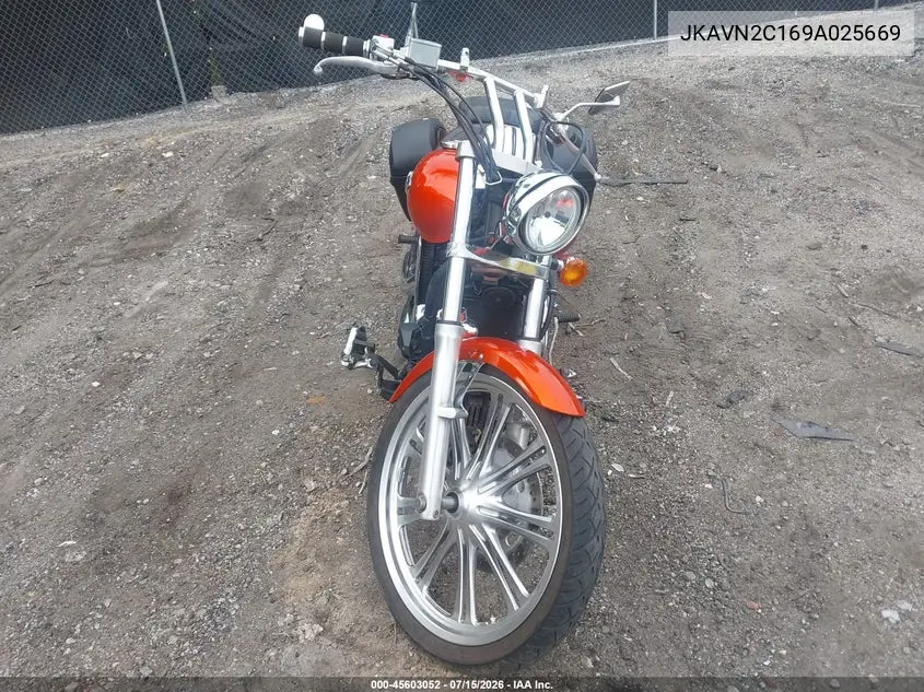 2009 Kawasaki Vn900 C VIN: JKAVN2C169A025669 Lot: 45603052