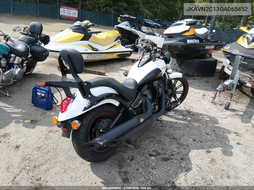2016 Kawasaki Vn900 C VIN: JKAVN2C13GA065852 Lot: 45560942