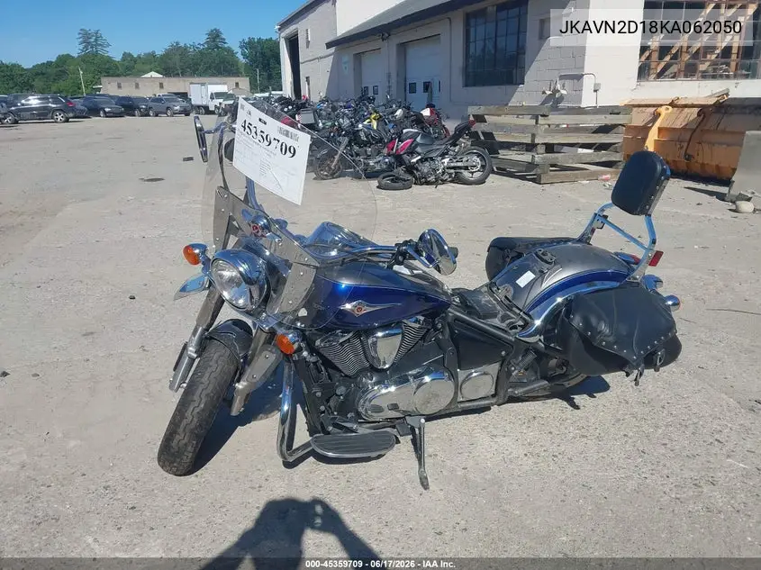 2019 Kawasaki Vn900 D VIN: JKAVN2D18KA062050 Lot: 45359709