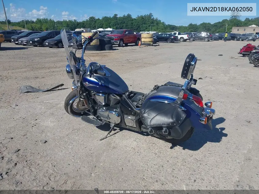 2019 Kawasaki Vn900 D VIN: JKAVN2D18KA062050 Lot: 45359709