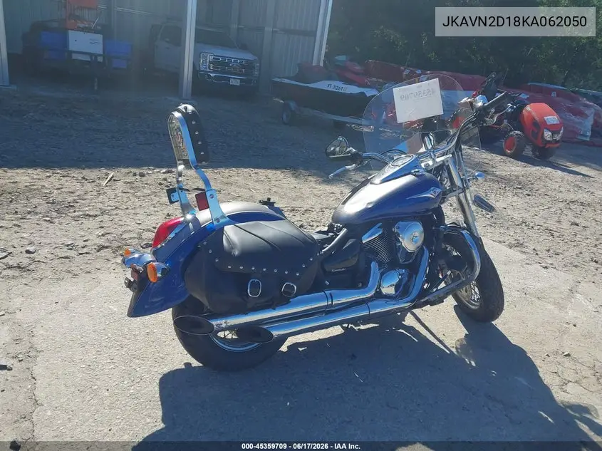 2019 Kawasaki Vn900 D VIN: JKAVN2D18KA062050 Lot: 45359709