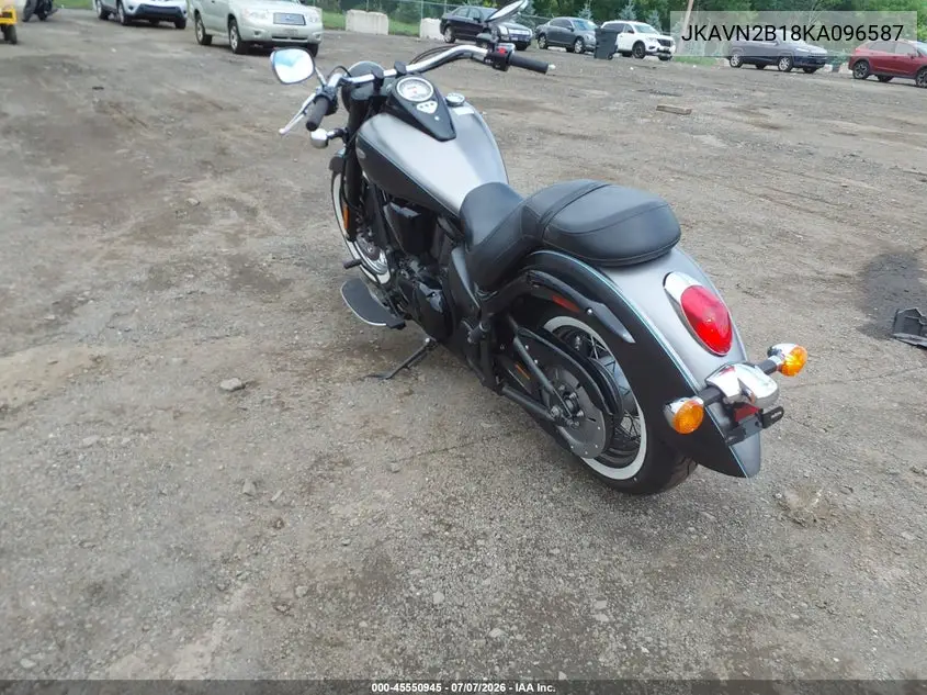 2019 Kawasaki Vn900 B VIN: JKAVN2B18KA096587 Lot: 45550945