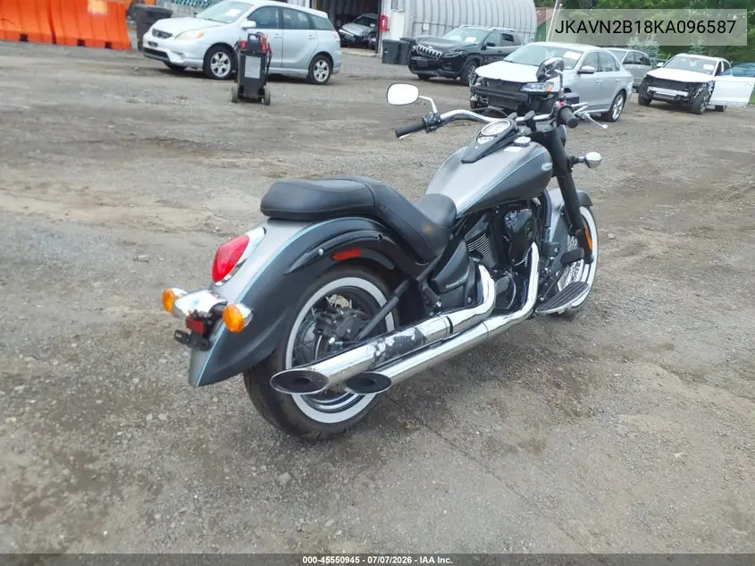 2019 Kawasaki Vn900 B VIN: JKAVN2B18KA096587 Lot: 45550945