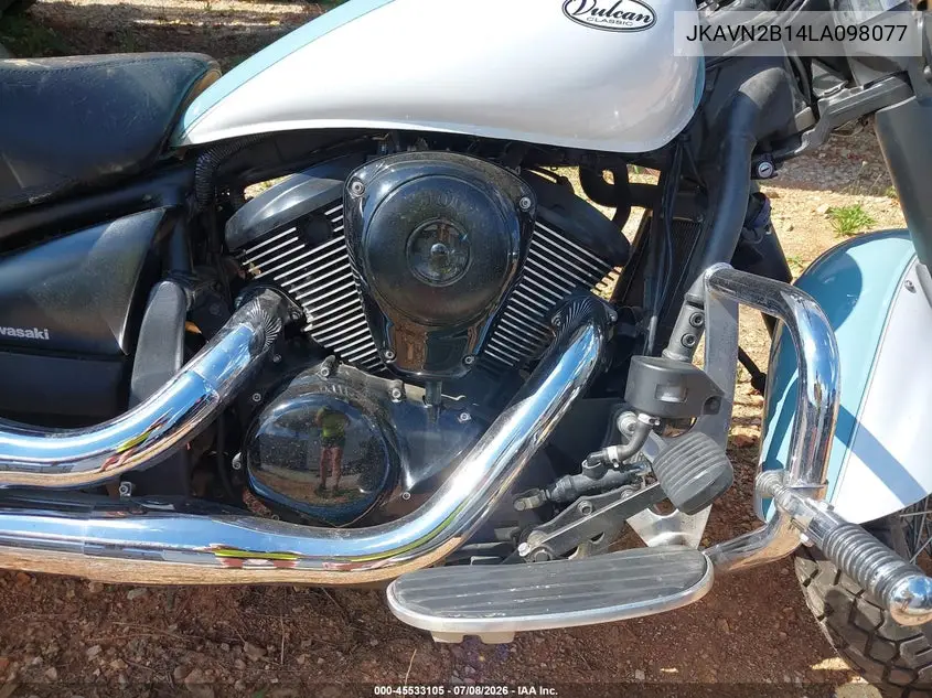 2020 Kawasaki Vn900 B VIN: JKAVN2B14LA098077 Lot: 45533105