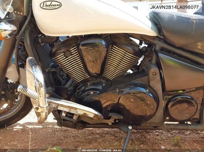 2020 Kawasaki Vn900 B VIN: JKAVN2B14LA098077 Lot: 45533105