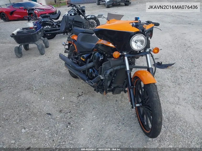 2021 Kawasaki Vn900 C VIN: JKAVN2C16MA076436 Lot: 45202617