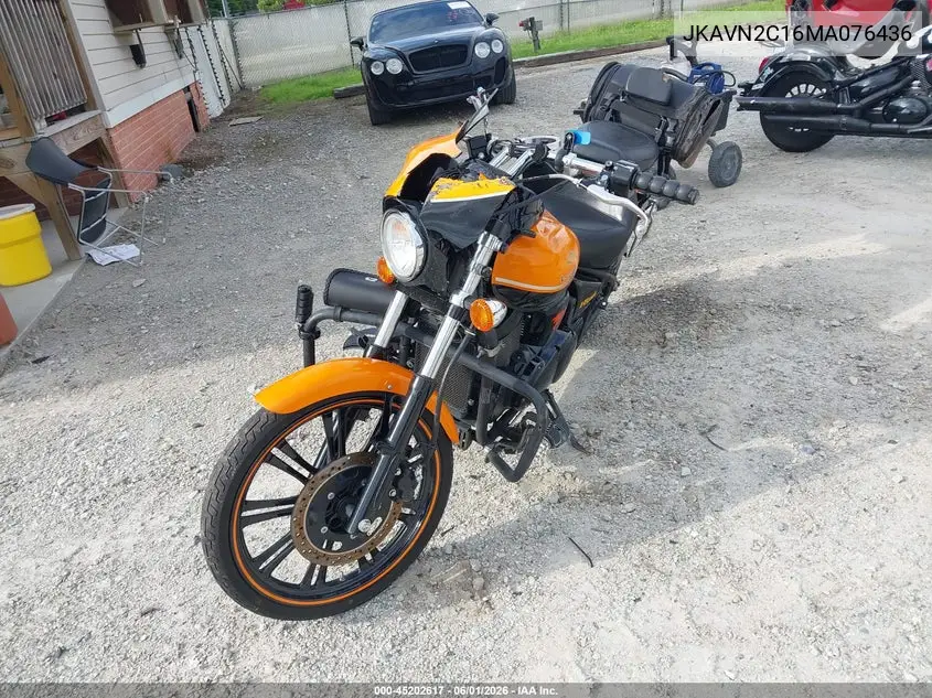 2021 Kawasaki Vn900 C VIN: JKAVN2C16MA076436 Lot: 45202617