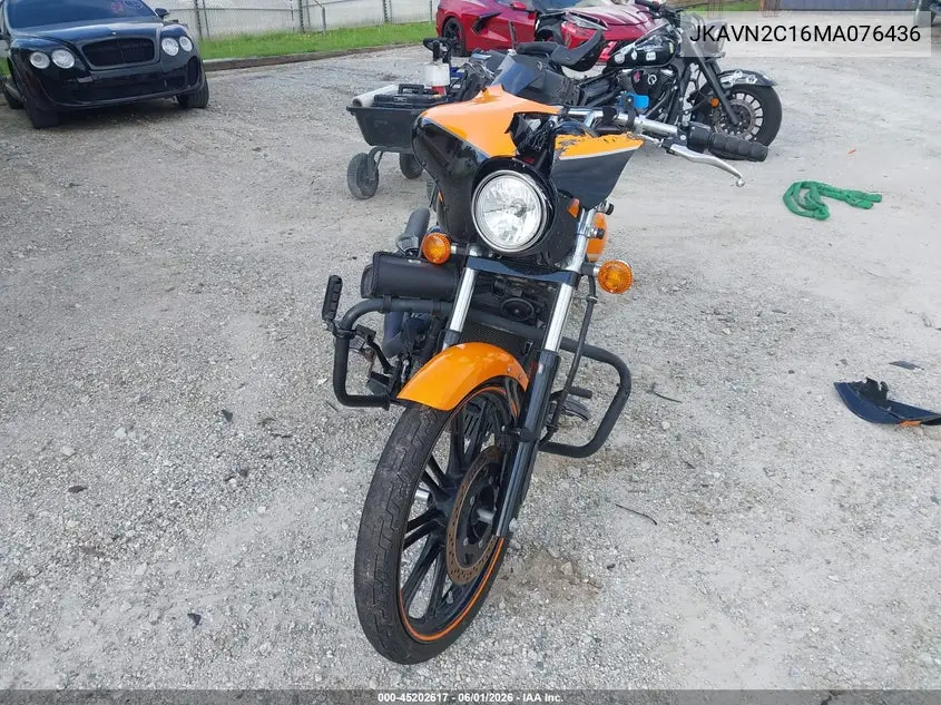2021 Kawasaki Vn900 C VIN: JKAVN2C16MA076436 Lot: 45202617