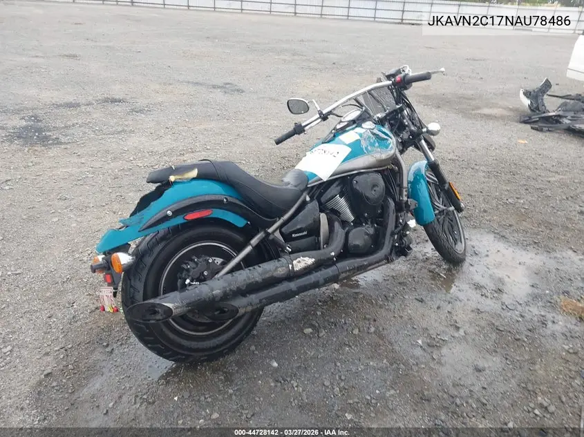 2022 Kawasaki Vn900 C VIN: JKAVN2C17NA078486 Lot: 44728142