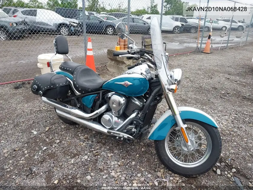 2022 Kawasaki Vn900 D VIN: JKAVN2D10NA068428 Lot: 45174011