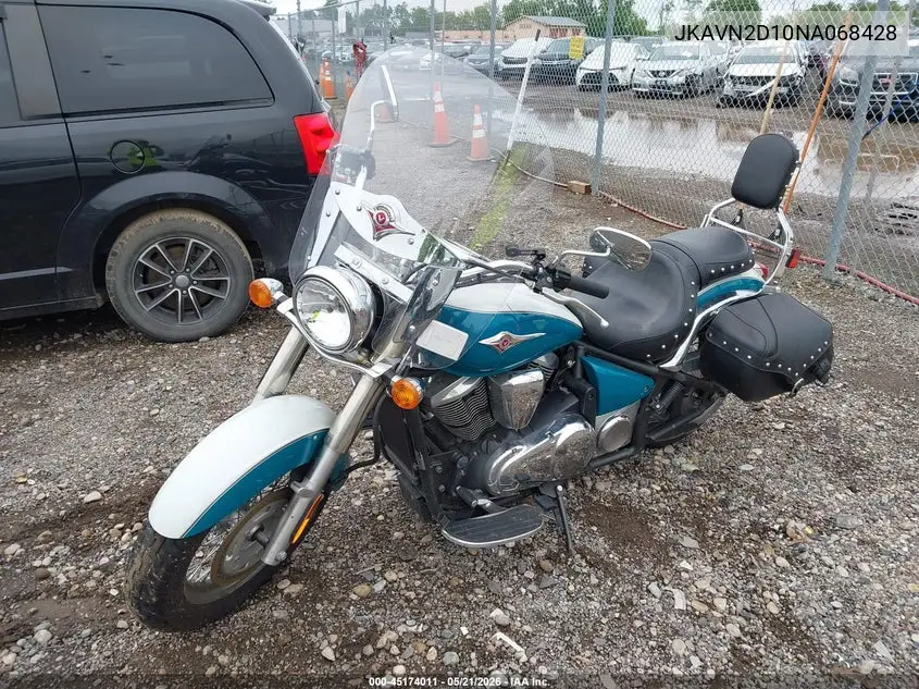 2022 Kawasaki Vn900 D VIN: JKAVN2D10NA068428 Lot: 45174011