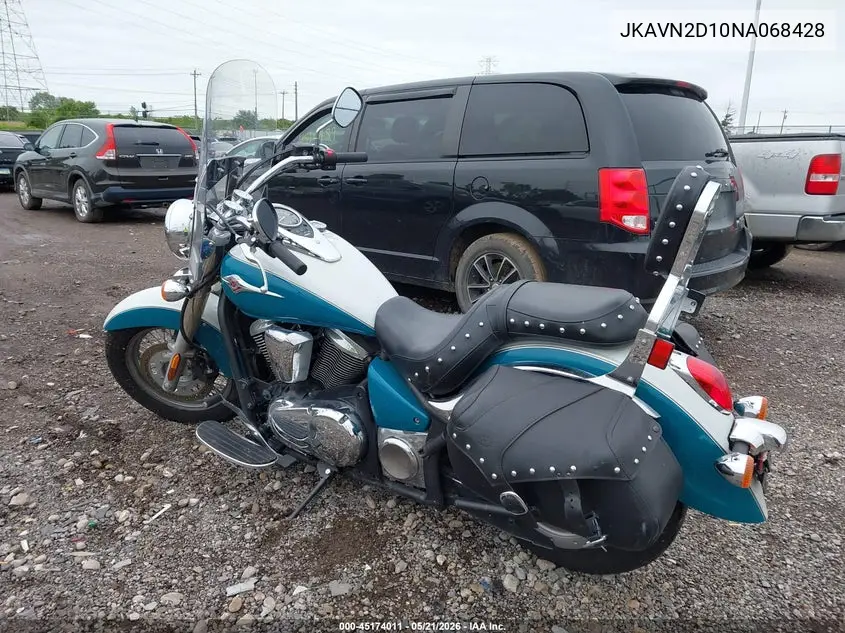 2022 Kawasaki Vn900 D VIN: JKAVN2D10NA068428 Lot: 45174011