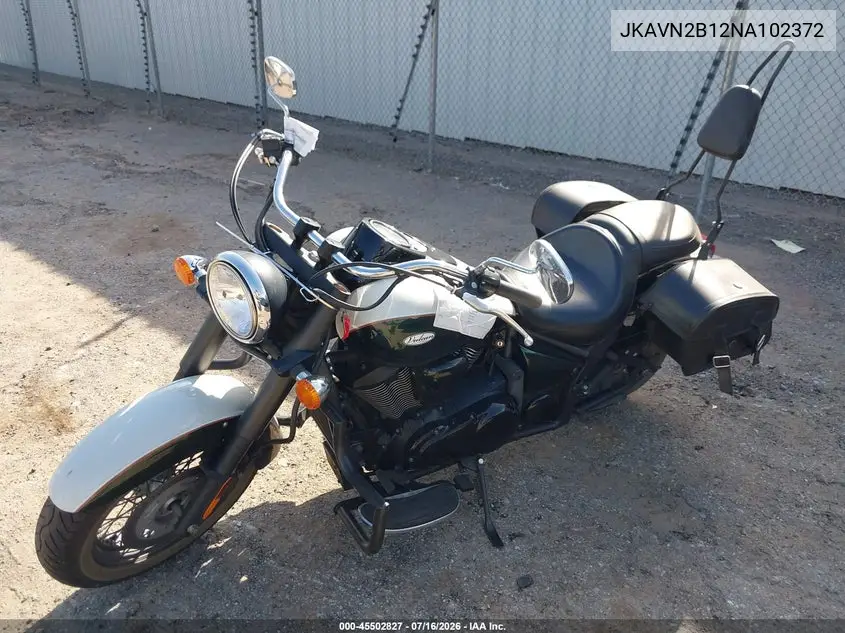 2022 Kawasaki Vn900 B VIN: JKAVN2B12NA102372 Lot: 45502827