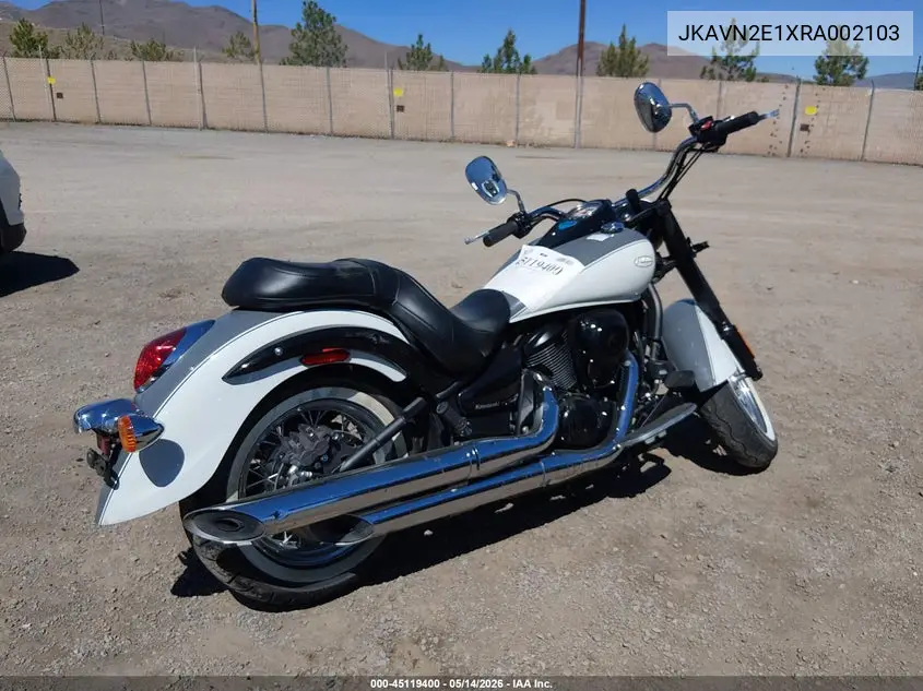 2024 Kawasaki Vn900 E VIN: JKAVN2E1XRA002103 Lot: 45119400
