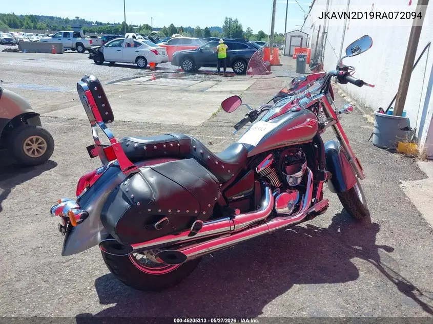 2024 Kawasaki Vn900 D VIN: JKAVN2D19RA072094 Lot: 45205313