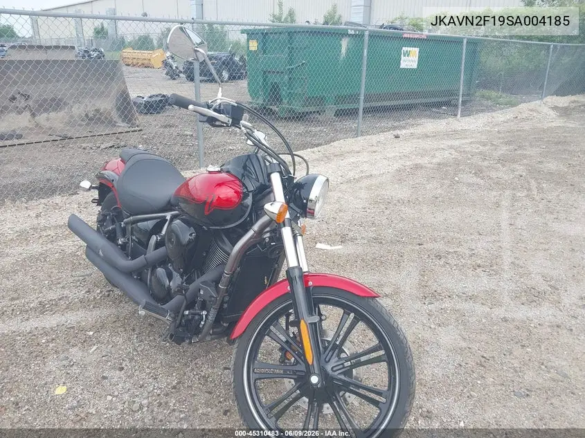 2025 Kawasaki Vn900 F VIN: JKAVN2F19SA004185 Lot: 45310483