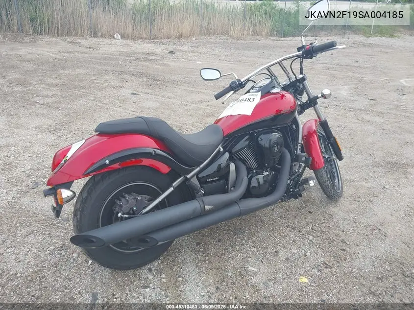 2025 Kawasaki Vn900 F VIN: JKAVN2F19SA004185 Lot: 45310483